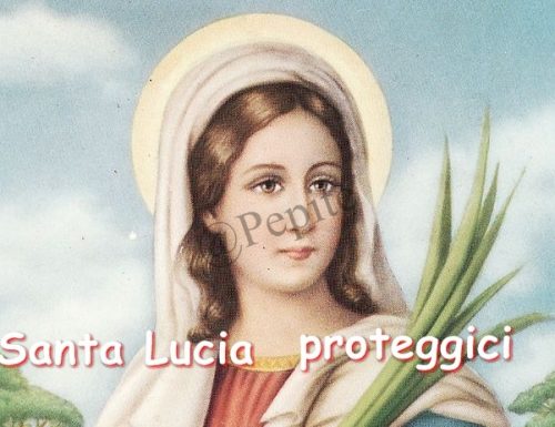 Preghiera a Santa Lucia  per la vista